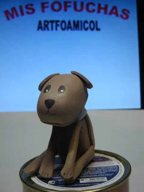 Como hacer perros con goma eva - Imagui