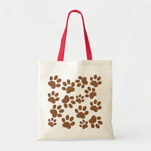 perro de la huella bolsas de mano de Zazzle. perro de la huella bolsas de mano de Zazzle.