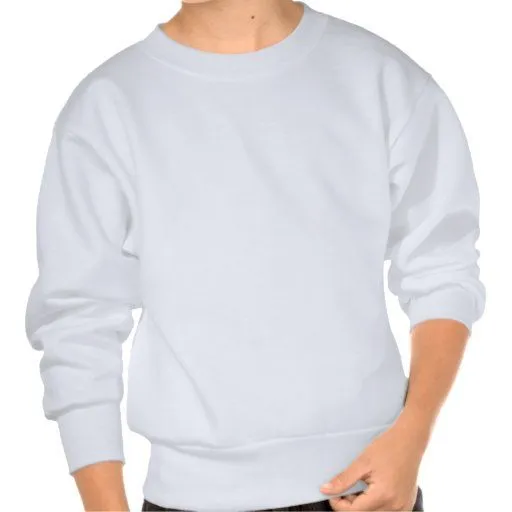 Perro lindo blanco y negro del dibujo animado sudadera | Zazzle