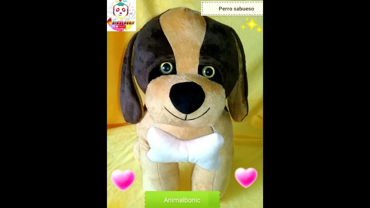 PERRO EN PELUCHE // paso a paso - YouTube