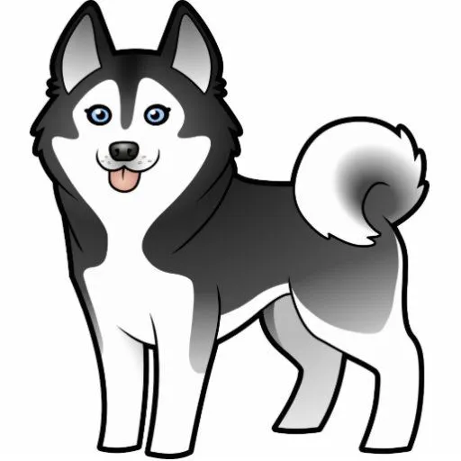 Perro lobo siberiano dibujar - Imagui