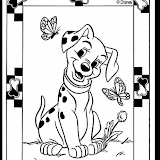 PERROS DISNEY PARA COLOREAR
