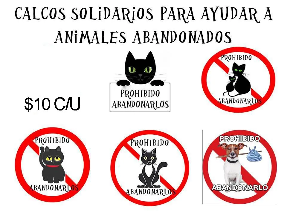 Cosas de Perros y Gatos: Calcos Solidarios