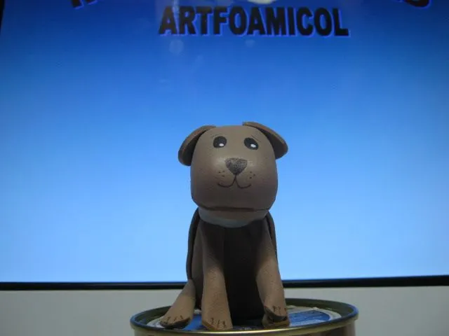 Perros en goma eva 3D - Imagui