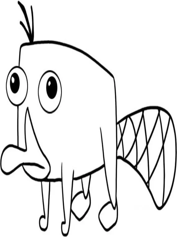 Dibujos para colorear de Phineas y Ferb 