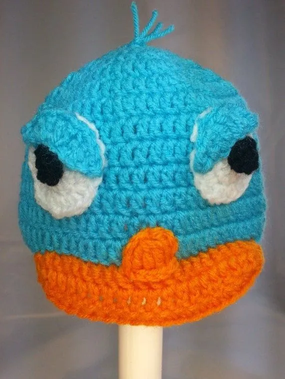 Perry el ornitorrinco inspirado sombrero de por foryouandmedesigns