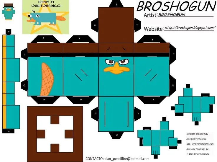 Perry El Ornitorrinco en Pinterest | Arte Píxeles Minecraft y ...