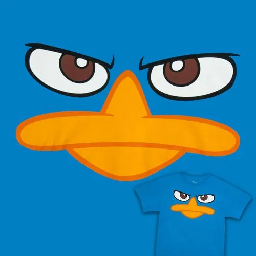 Perry el ornitorrinco rocks shirtoid:Perry the Platypus Face available ... Perry el ornitorrinco rocks shirtoid:Perry the Platypus Face available ...