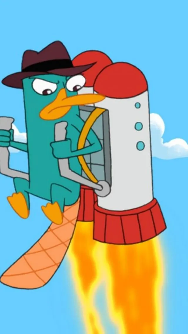 perry the platypus iphone - Clip Art Library