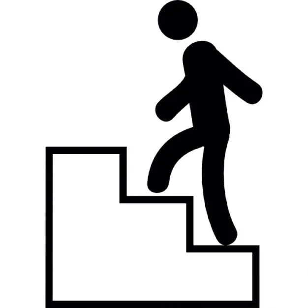 Persona subiendo por una escalera | Descargar Iconos gratis Persona subiendo por una escalera | Descargar Iconos gratis