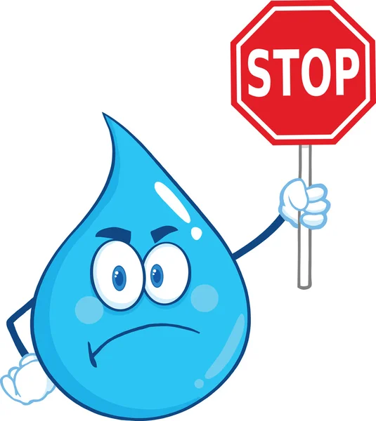personaje de mascota de dibujos animados enojado agua gota ... personaje de mascota de dibujos animados enojado agua gota ...