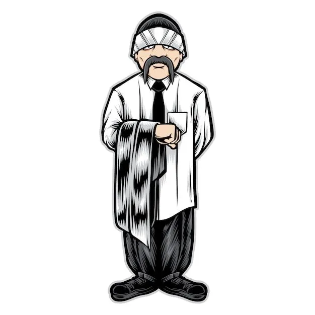Personaje masculino del gángster chicano | Vector Premium Personaje masculino del gángster chicano | Vector Premium