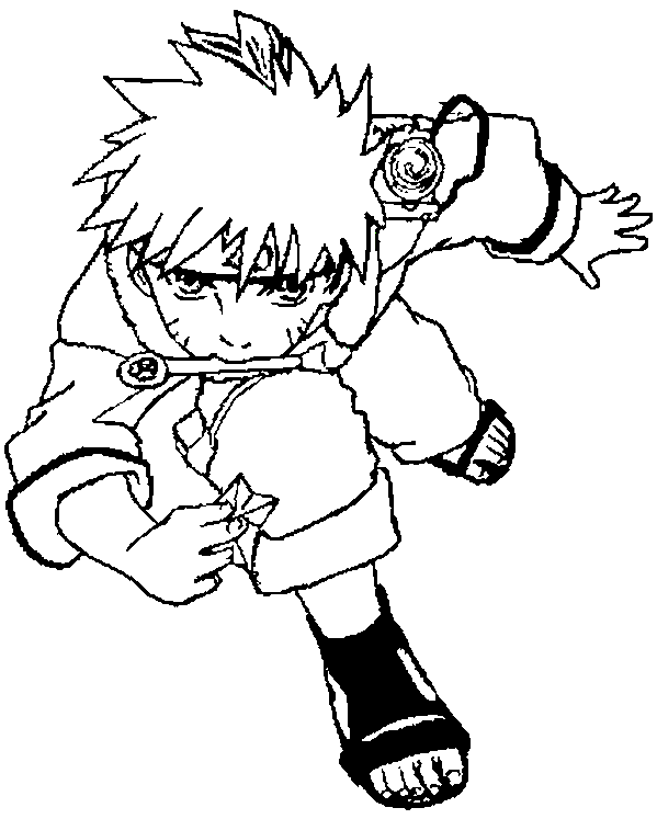 Personaje de Naruto para colorear