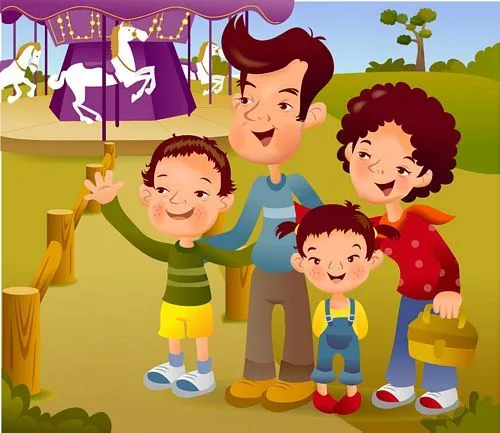 Personajes de dibujos animados lindo de palabra clave niños merry ... Personajes de dibujos animados lindo de palabra clave niños merry ...
