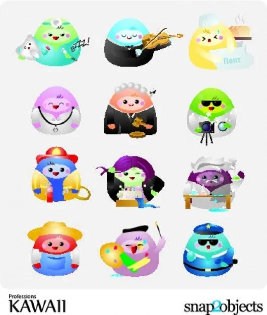 Personajes de dibujos animados con profesiones | Descargar ...