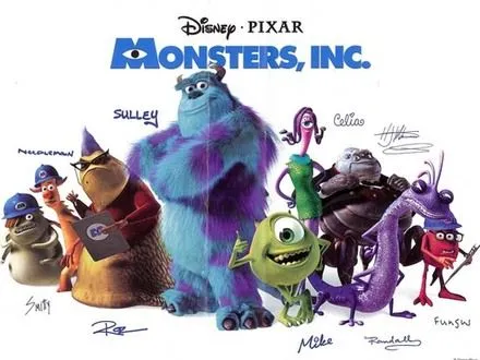 Personajes Disney: MONSTER INC PELICULA INFANTIL