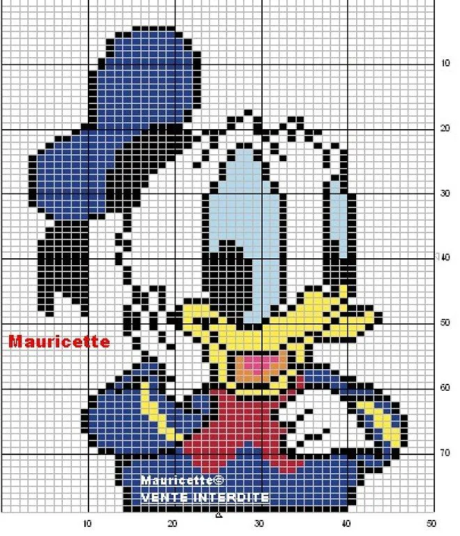 punto cruz personajes disney (4) | Aprender manualidades es ... punto cruz personajes disney (4) | Aprender manualidades es ...