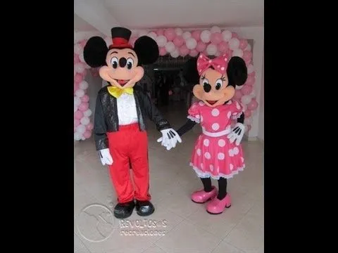 PERSONAJES DE MICKEY Y MINNIE MOUSE PARA FIESTAS INFANTILES DE ...