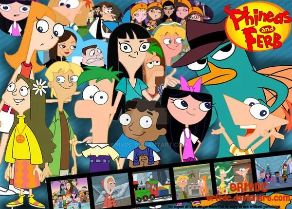 Personajes de Phineas y Ferb by OriVDC on DeviantArt