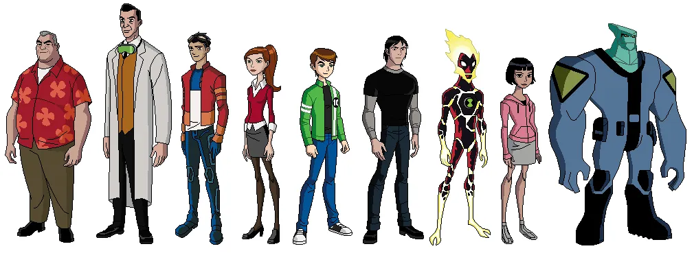 Ben 10 personajes nombres - Imagui