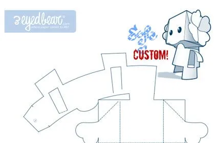 Personaliza tu propio muñeco con 3EyedBear. | portafolio blog