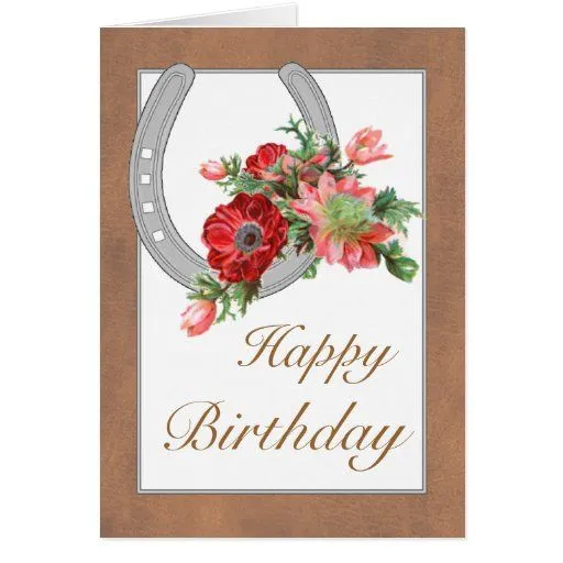 Personalizable de la vaquera del feliz cumpleaños tarjeta de ... Personalizable de la vaquera del feliz cumpleaños tarjeta de ...