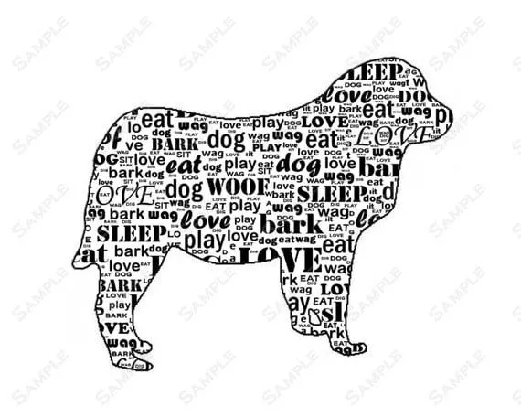 PERSONALIZED Great Pyrenees Dog Silhouette Great by PetGifts