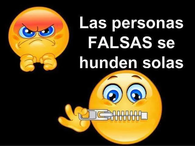 Las personas falsas se hunden solas - Imagenes con Frases, Fotos y ...