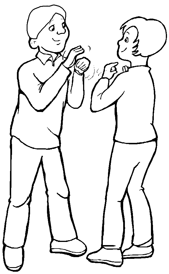 dos personas hablando para colorear | PYP | Pinterest dos personas hablando para colorear | PYP | Pinterest