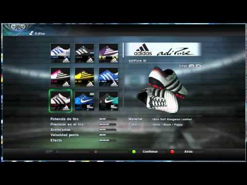 PES 2011 - BOTAS Y PEINADOS - YouTube