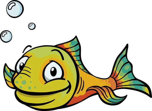 Pescado feliz de dibujos animados — Vector stock © Noedelhap #5799989 Pescado feliz de dibujos animados — Vector stock © Noedelhap #5799989