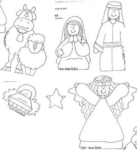 Pesebre en foami moldes - Imagui