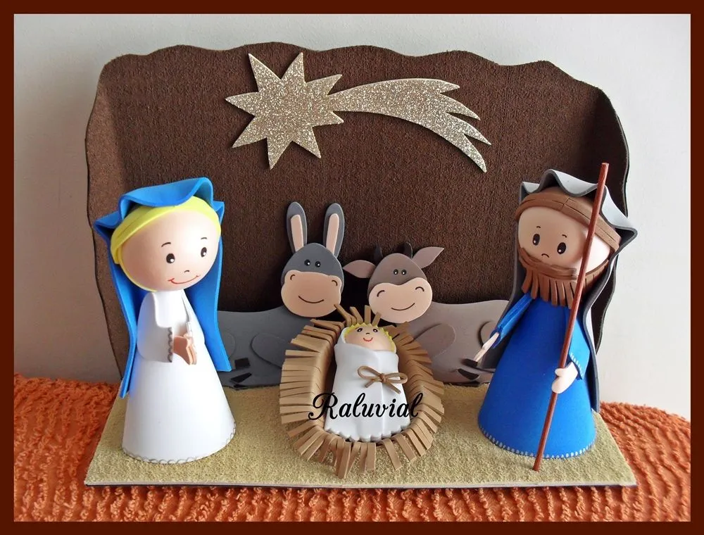 Pesebre o Nacimiento en goma eva – Raluvial Pesebre o Nacimiento en goma eva – Raluvial