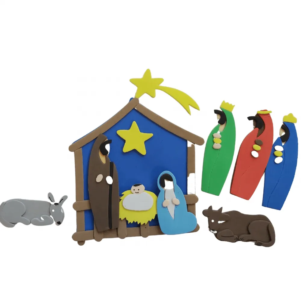PESEBRE NAVIDEÑO EN FOAMY BARRILITO PARA ARMAR/COLGAR/ADORNAR PESEBRE NAVIDEÑO EN FOAMY BARRILITO PARA ARMAR/COLGAR/ADORNAR