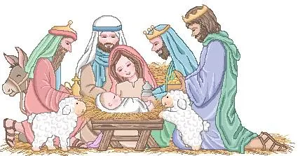 Niño jesus en el pesebre caricatura - Imagui