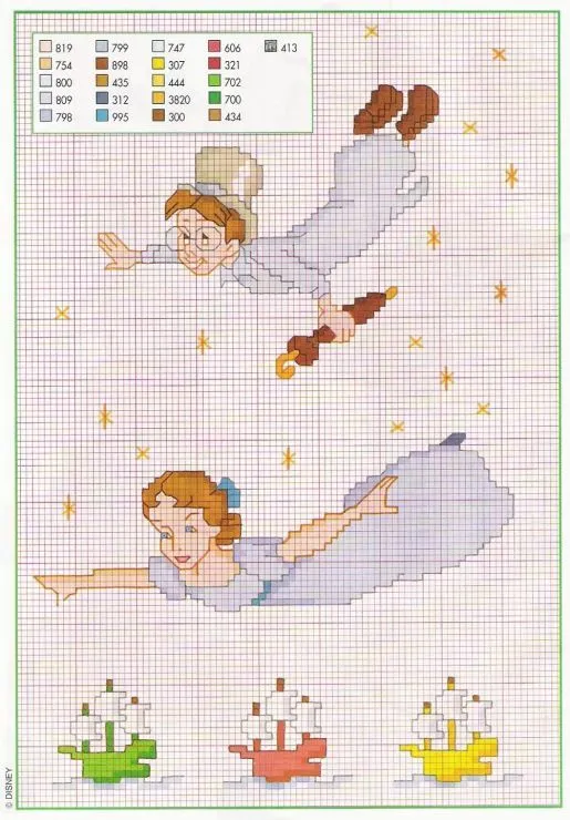 Peter Pan 2/4 | Punto de cruz | Pinterest | Peter Pan, Peter O ... Peter Pan 2/4 | Punto de cruz | Pinterest | Peter Pan, Peter O ...