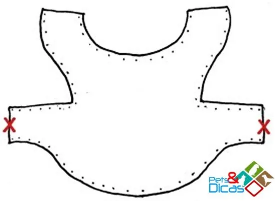 Pets & Dicas: Moldes de roupas para cachorro para imprimir Pets & Dicas: Moldes de roupas para cachorro para imprimir