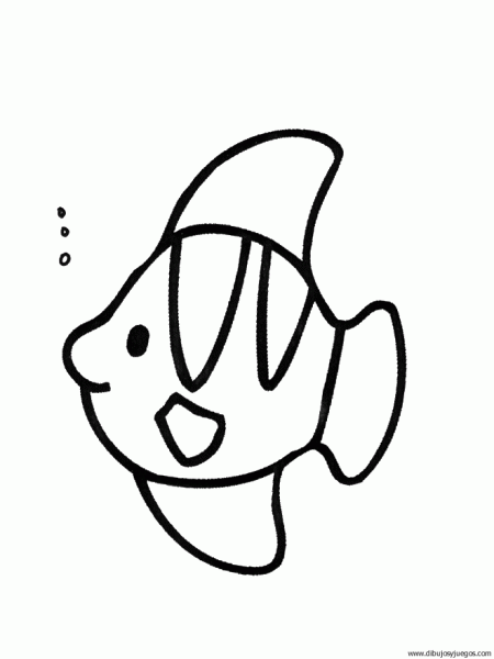 pez-02 | Dibujos y juegos, para pintar y colorear pez-02 | Dibujos y juegos, para pintar y colorear