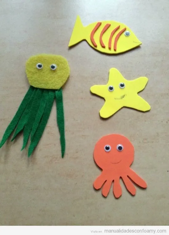 Peces archivos • Manualidades con Foamy