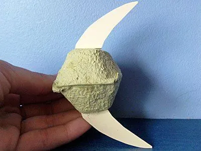 Pez globo hecho con hueveras, manualidad de reciclaje Pez globo hecho con hueveras, manualidad de reciclaje