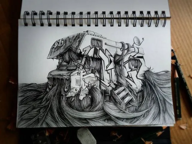 Los asombrosos dibujos del ilustrador PEZ