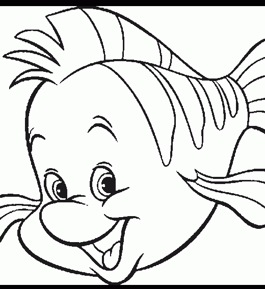 Pez-para-colorear-disney-520x ...