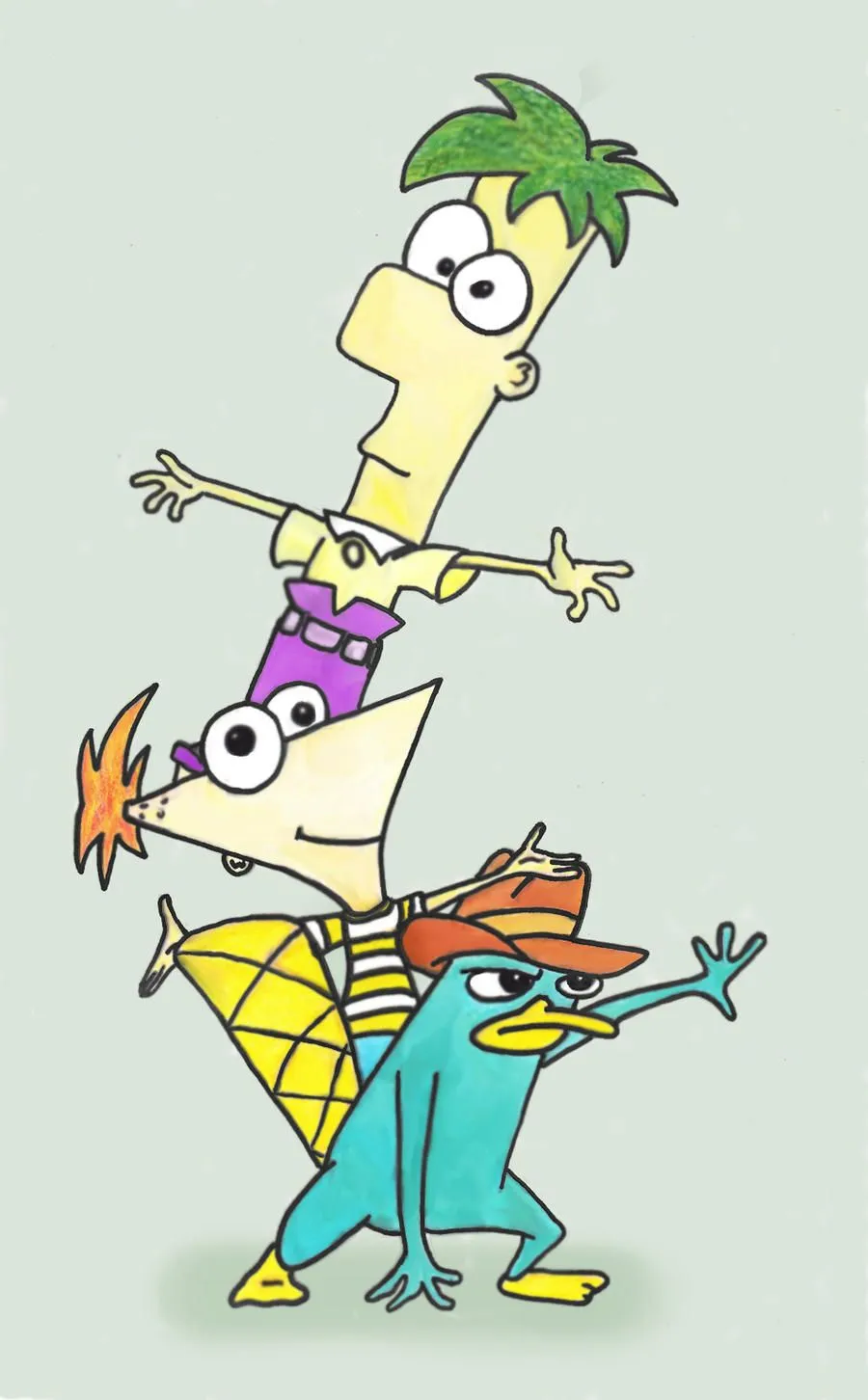 Phineas, Ferb and Perry by ~Perrynator on deviantART Phineas, Ferb and Perry by ~Perrynator on deviantART