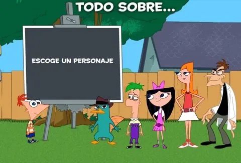 Phineas y Ferb son dibujos animados en Disney Channel