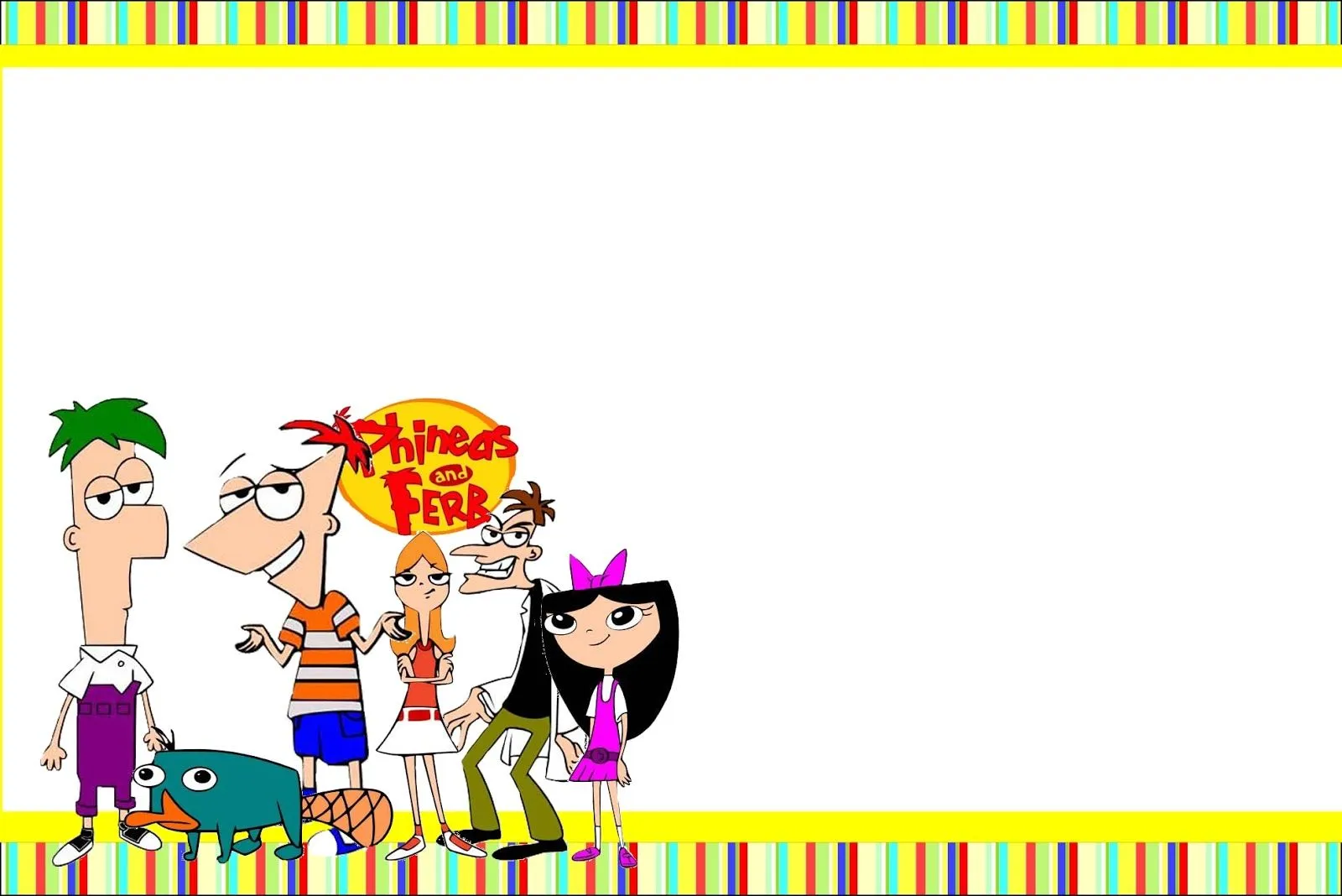 Phineas y Ferb: segunda parte de invitaciones para imprimir gratis ... Phineas y Ferb: segunda parte de invitaciones para imprimir gratis ...