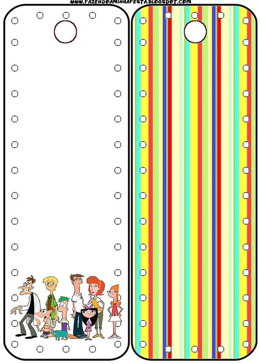 Phineas y Ferb: tarjetería para imprimir gratis. - Ideas y ...
