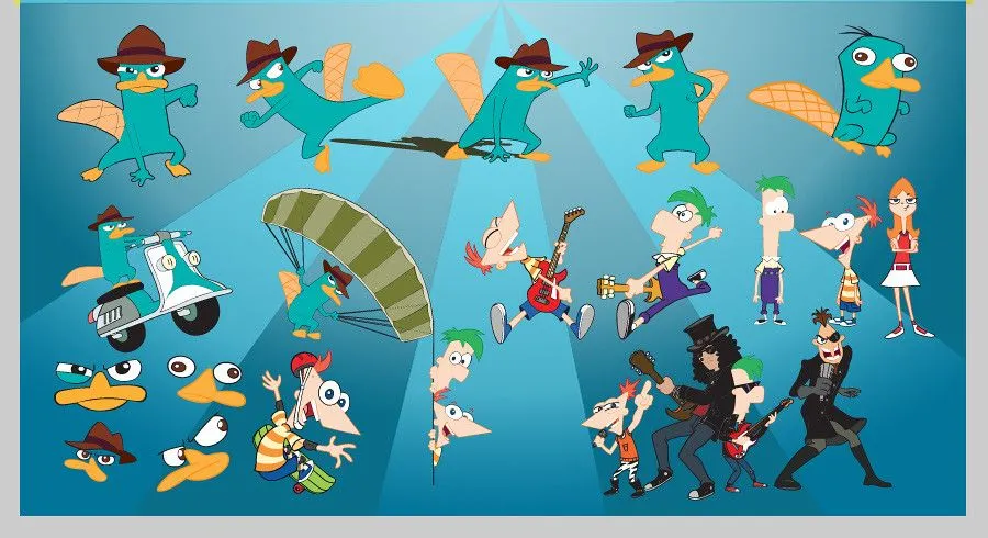 Phineas y ferb vectores gratis - Imagui