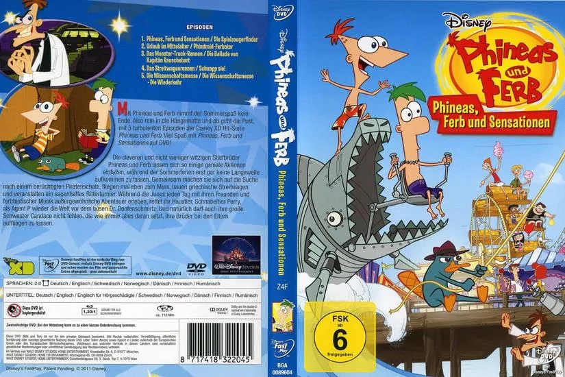 Phineas und Ferb Phineas, Ferb und Sensationen(DVD) – Phineas und ... Phineas und Ferb Phineas, Ferb und Sensationen(DVD) – Phineas und ...