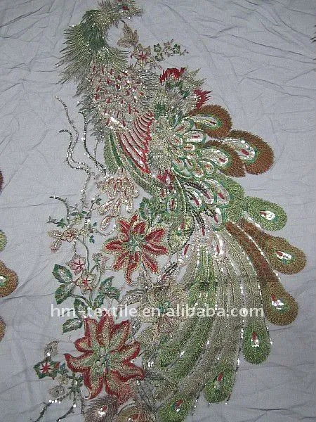 phoenix crepitaba bordado de tela de tul-Tela Traje-Identificación ... phoenix crepitaba bordado de tela de tul-Tela Traje-Identificación ...