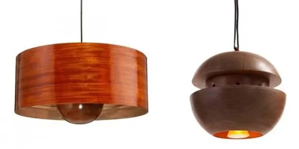 Phosphoria, lámparas de madera | DecoTotal